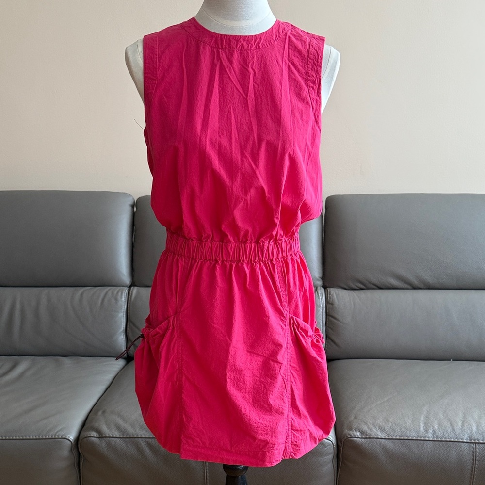 NWT Auth MONCLER cotton poplin MINIDRESS sz S/6-40 EU